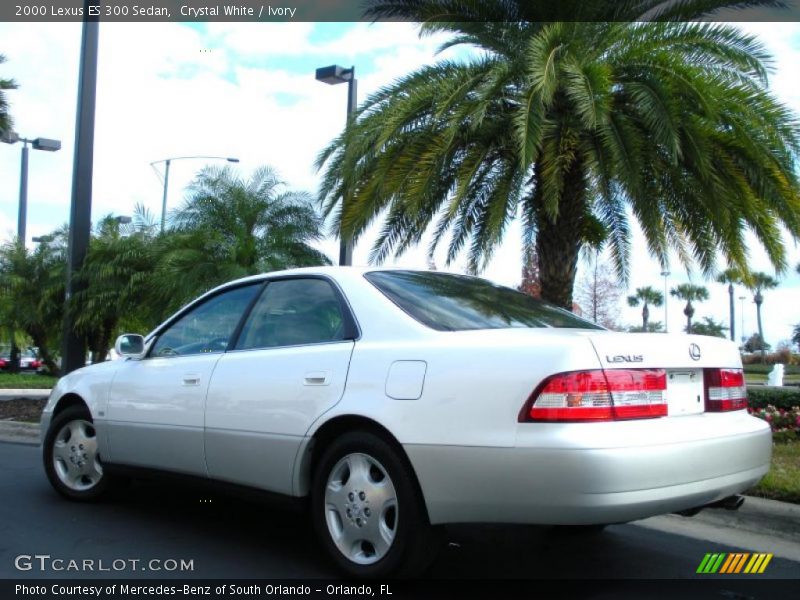 Crystal White / Ivory 2000 Lexus ES 300 Sedan