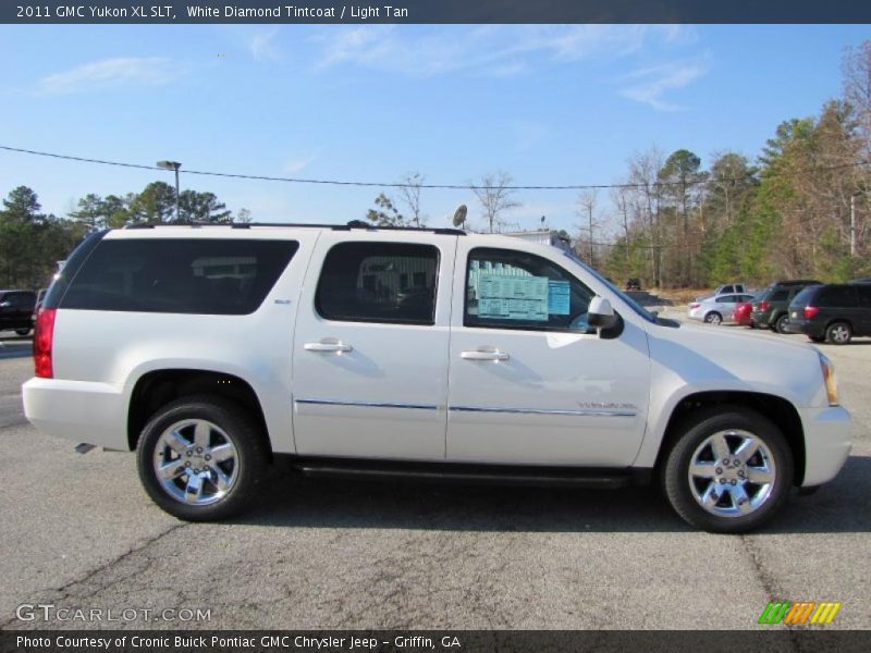 White Diamond Tintcoat / Light Tan 2011 GMC Yukon XL SLT