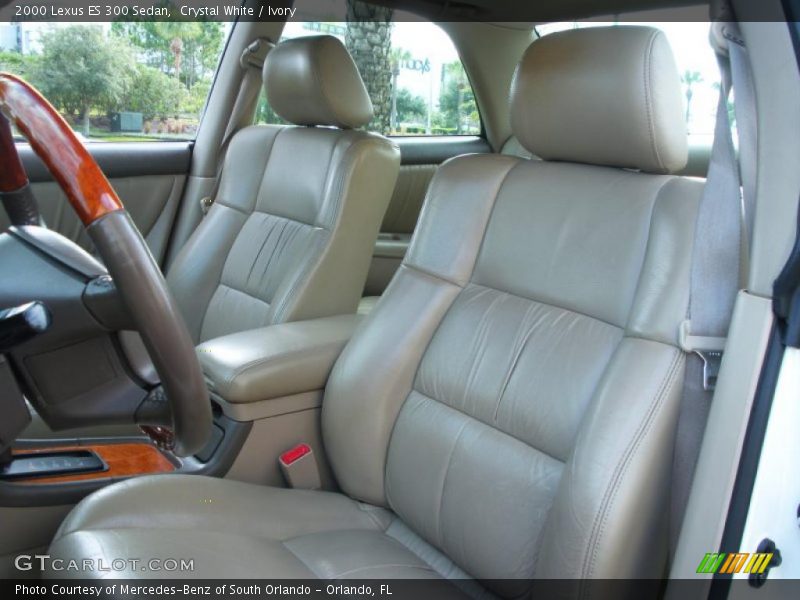 Crystal White / Ivory 2000 Lexus ES 300 Sedan