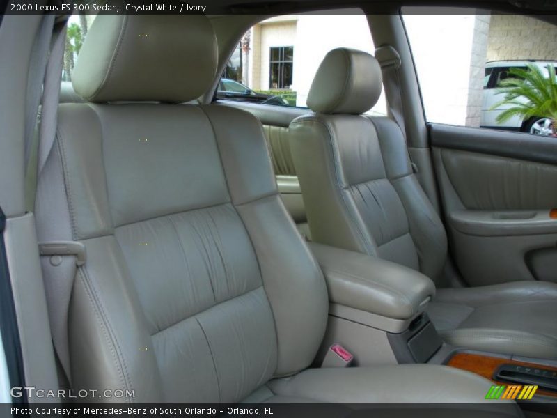 Crystal White / Ivory 2000 Lexus ES 300 Sedan