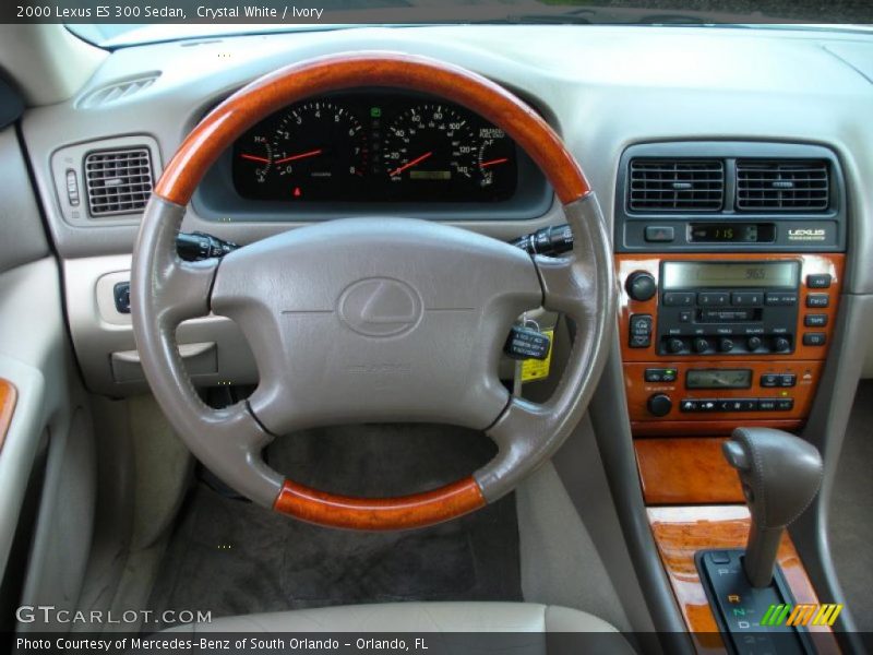 Crystal White / Ivory 2000 Lexus ES 300 Sedan