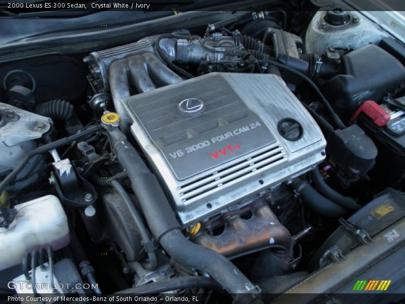 Crystal White / Ivory 2000 Lexus ES 300 Sedan