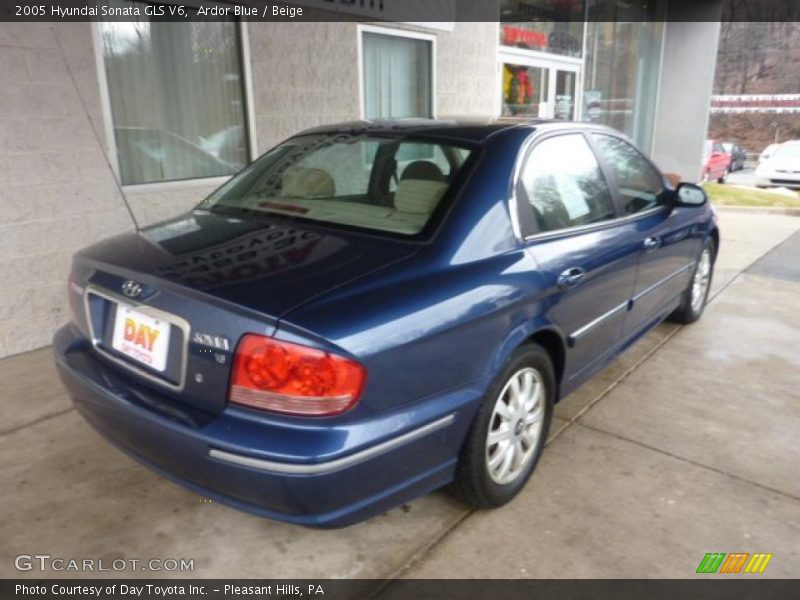 Ardor Blue / Beige 2005 Hyundai Sonata GLS V6