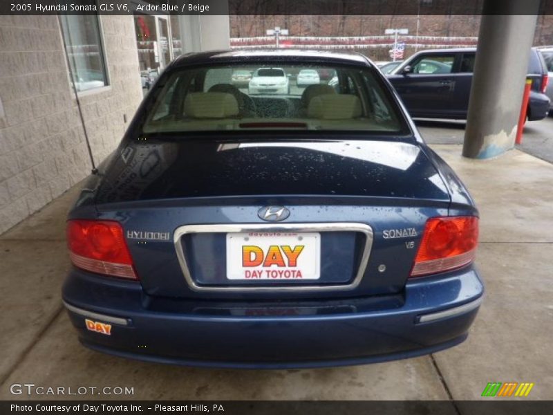 Ardor Blue / Beige 2005 Hyundai Sonata GLS V6