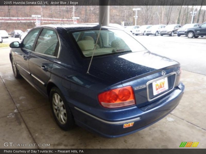Ardor Blue / Beige 2005 Hyundai Sonata GLS V6