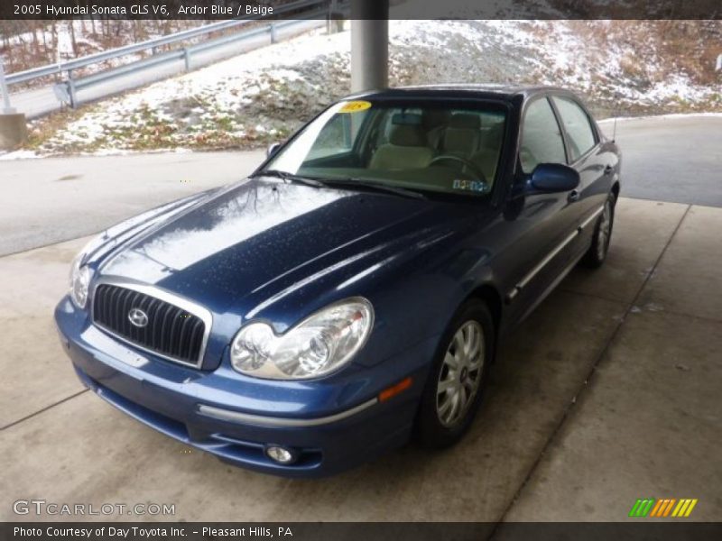 Ardor Blue / Beige 2005 Hyundai Sonata GLS V6