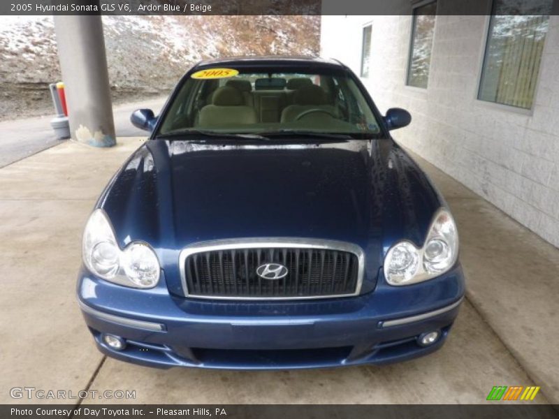 Ardor Blue / Beige 2005 Hyundai Sonata GLS V6