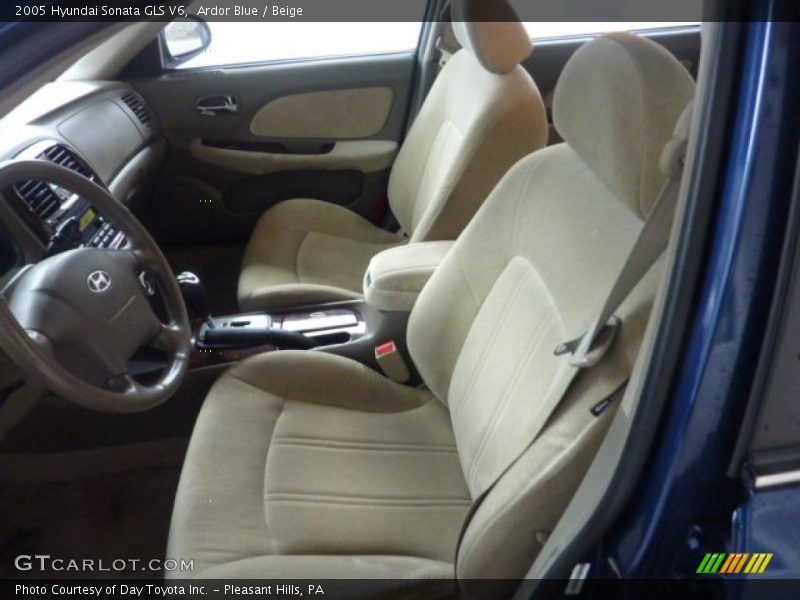 Ardor Blue / Beige 2005 Hyundai Sonata GLS V6