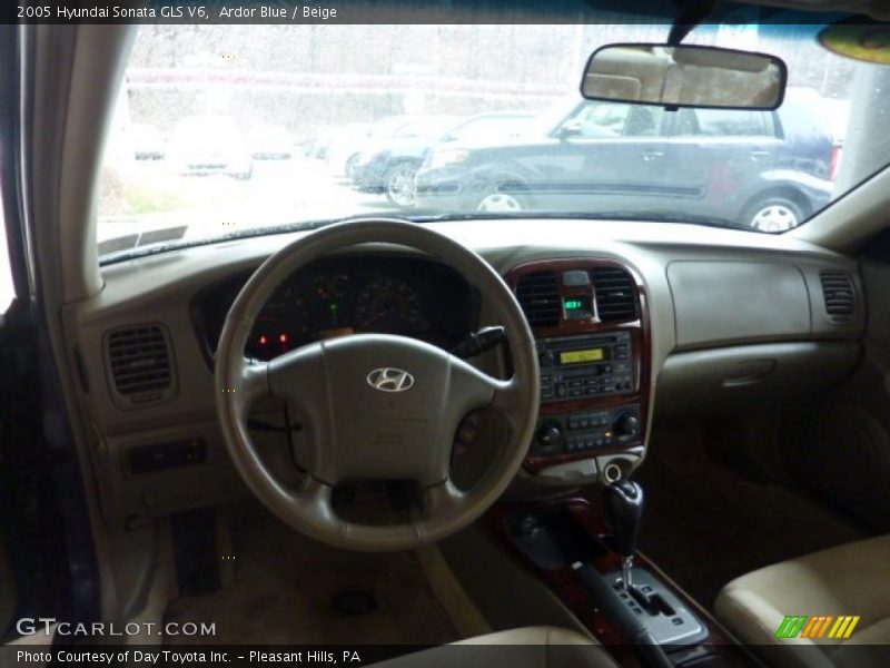Ardor Blue / Beige 2005 Hyundai Sonata GLS V6