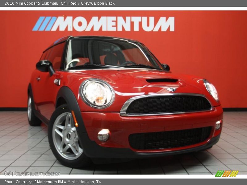 Chili Red / Grey/Carbon Black 2010 Mini Cooper S Clubman