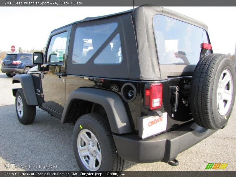 Black / Black 2011 Jeep Wrangler Sport 4x4
