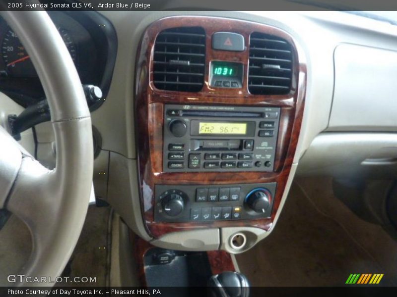 Ardor Blue / Beige 2005 Hyundai Sonata GLS V6