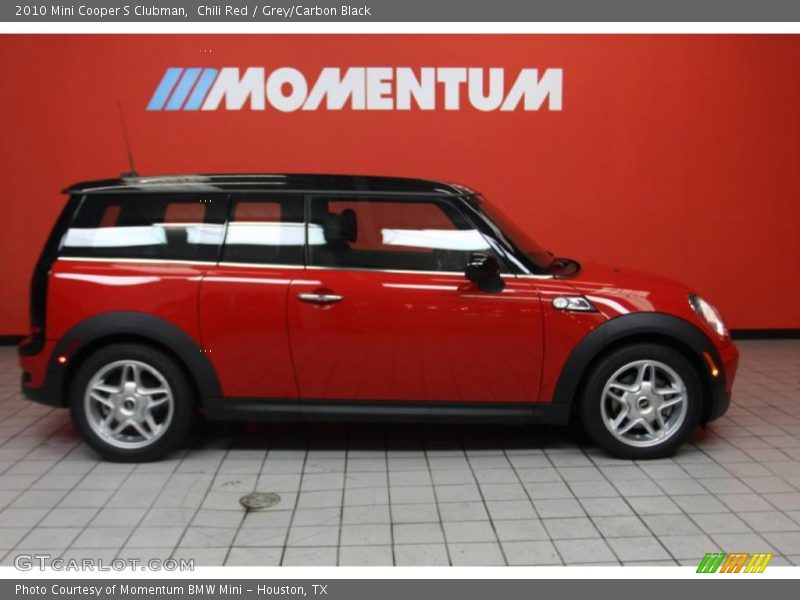 Chili Red / Grey/Carbon Black 2010 Mini Cooper S Clubman