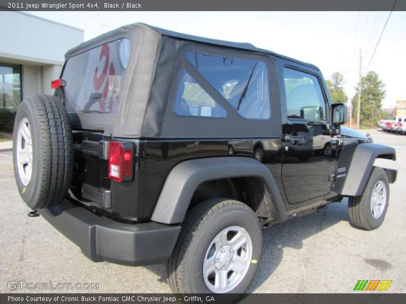 Black / Black 2011 Jeep Wrangler Sport 4x4
