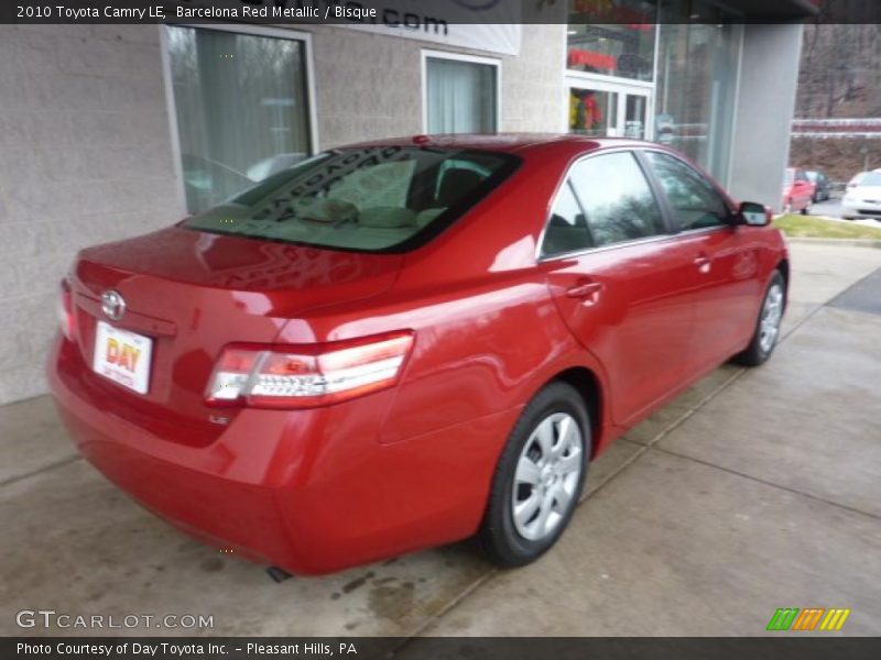 Barcelona Red Metallic / Bisque 2010 Toyota Camry LE