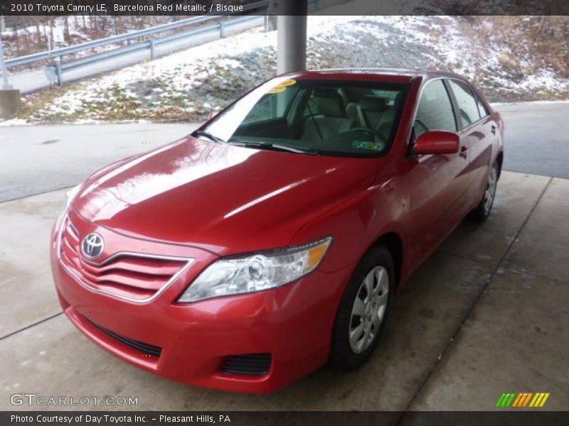Barcelona Red Metallic / Bisque 2010 Toyota Camry LE