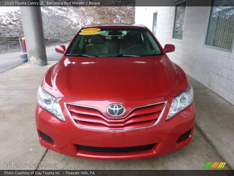 Barcelona Red Metallic / Bisque 2010 Toyota Camry LE