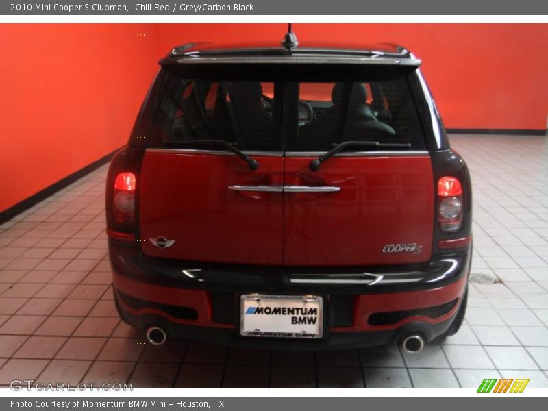 Chili Red / Grey/Carbon Black 2010 Mini Cooper S Clubman