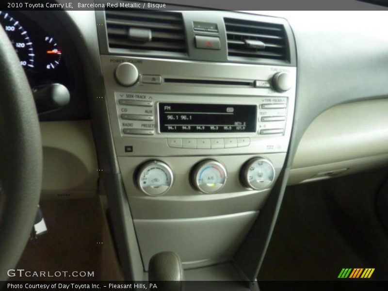 Barcelona Red Metallic / Bisque 2010 Toyota Camry LE