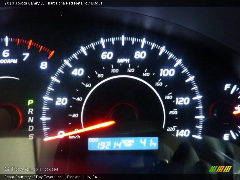 Barcelona Red Metallic / Bisque 2010 Toyota Camry LE