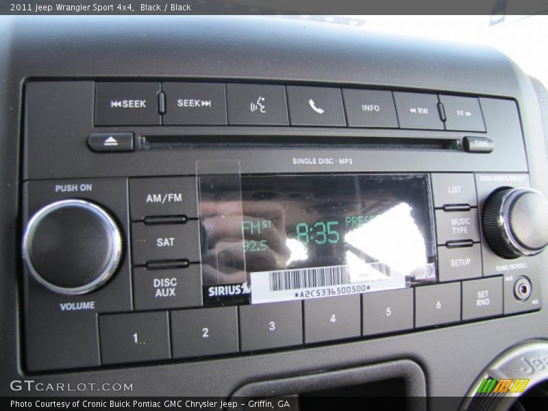Black / Black 2011 Jeep Wrangler Sport 4x4