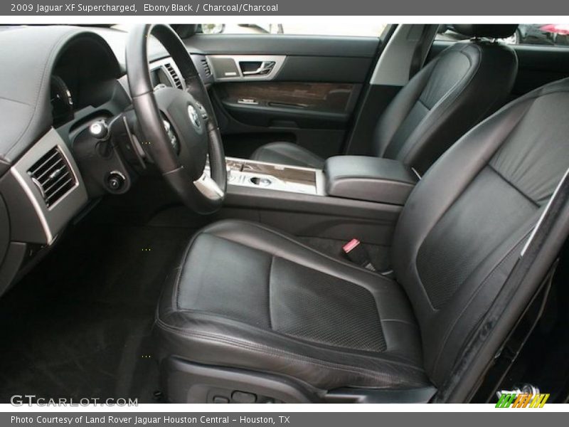 Ebony Black / Charcoal/Charcoal 2009 Jaguar XF Supercharged