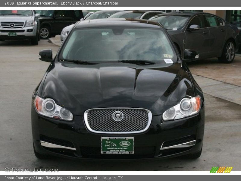 Ebony Black / Charcoal/Charcoal 2009 Jaguar XF Supercharged