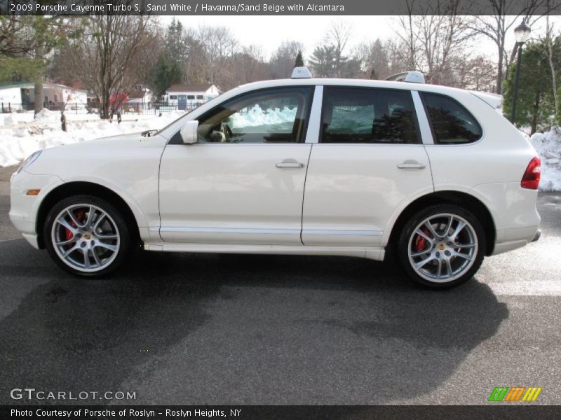  2009 Cayenne Turbo S Sand White