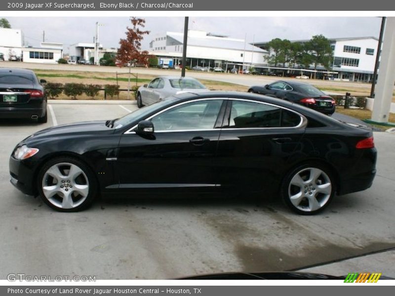 Ebony Black / Charcoal/Charcoal 2009 Jaguar XF Supercharged