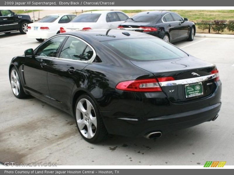 Ebony Black / Charcoal/Charcoal 2009 Jaguar XF Supercharged