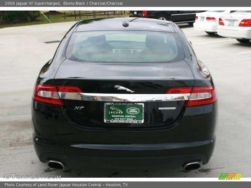 Ebony Black / Charcoal/Charcoal 2009 Jaguar XF Supercharged