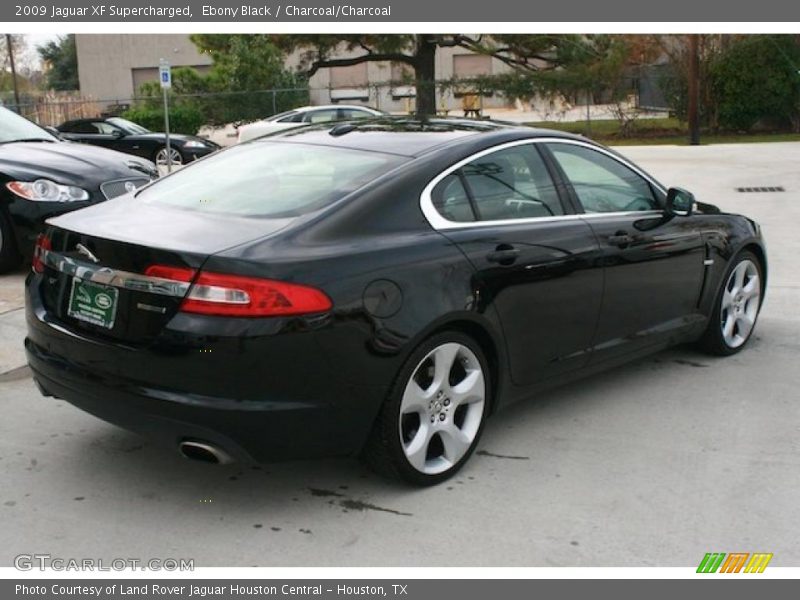 Ebony Black / Charcoal/Charcoal 2009 Jaguar XF Supercharged