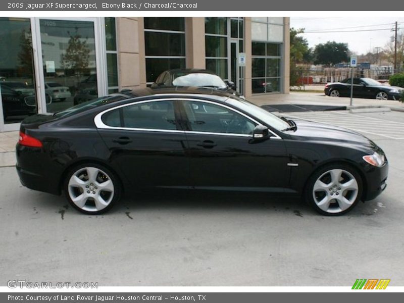 Ebony Black / Charcoal/Charcoal 2009 Jaguar XF Supercharged