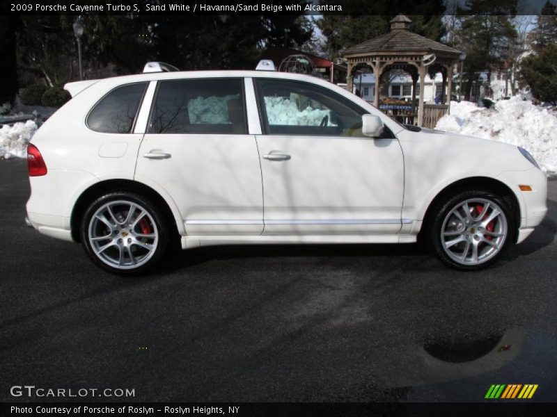 Sand White / Havanna/Sand Beige with Alcantara 2009 Porsche Cayenne Turbo S