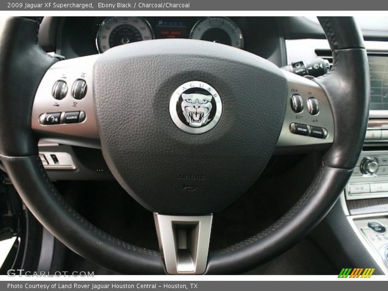 Ebony Black / Charcoal/Charcoal 2009 Jaguar XF Supercharged