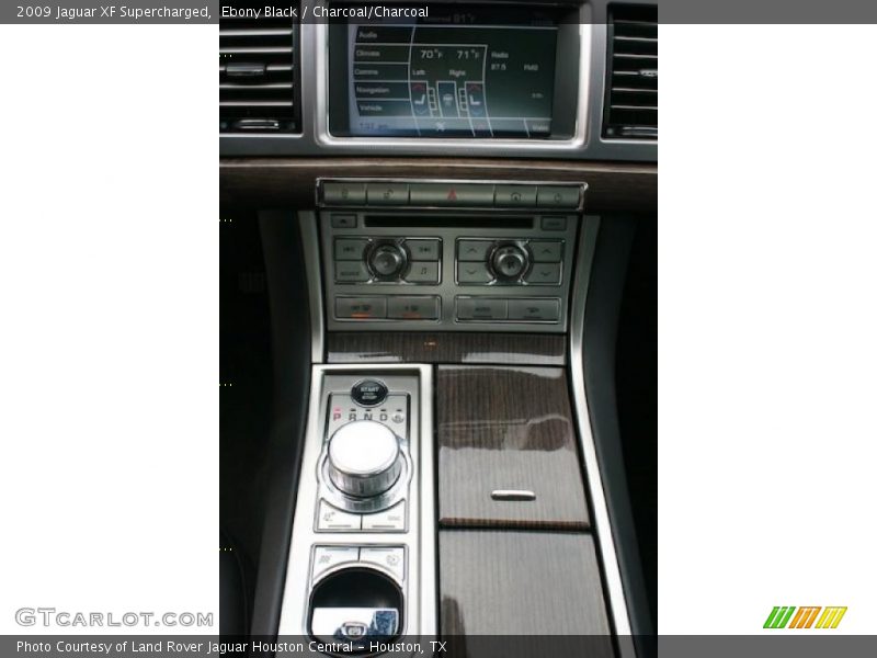 Ebony Black / Charcoal/Charcoal 2009 Jaguar XF Supercharged