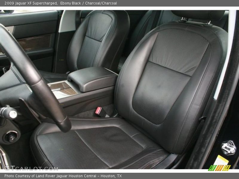Ebony Black / Charcoal/Charcoal 2009 Jaguar XF Supercharged