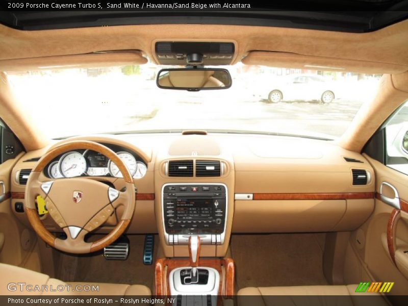 Sand White / Havanna/Sand Beige with Alcantara 2009 Porsche Cayenne Turbo S