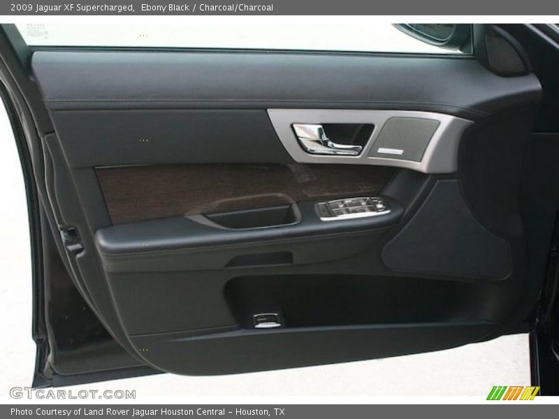 Ebony Black / Charcoal/Charcoal 2009 Jaguar XF Supercharged