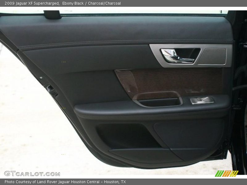 Ebony Black / Charcoal/Charcoal 2009 Jaguar XF Supercharged