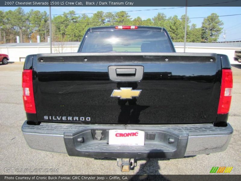 Black / Dark Titanium Gray 2007 Chevrolet Silverado 1500 LS Crew Cab