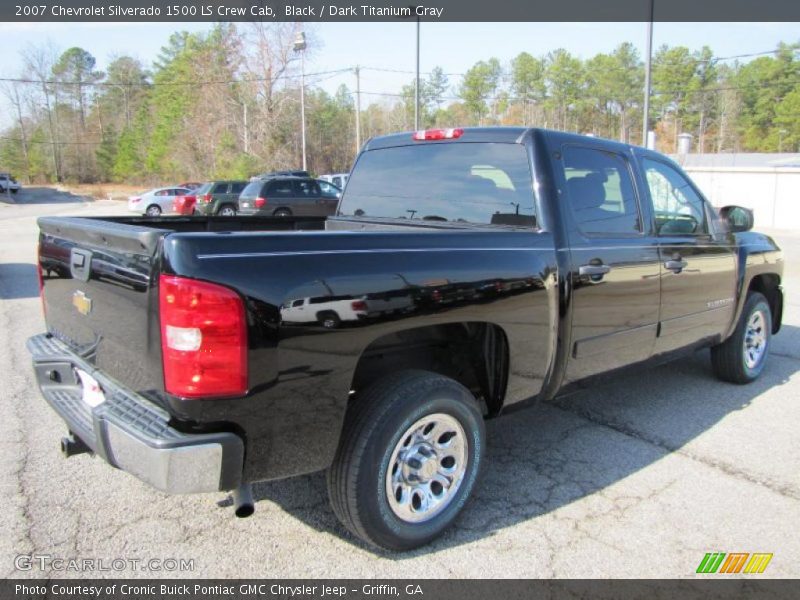 Black / Dark Titanium Gray 2007 Chevrolet Silverado 1500 LS Crew Cab