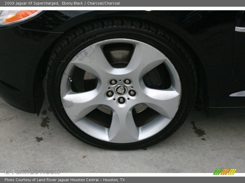 Ebony Black / Charcoal/Charcoal 2009 Jaguar XF Supercharged