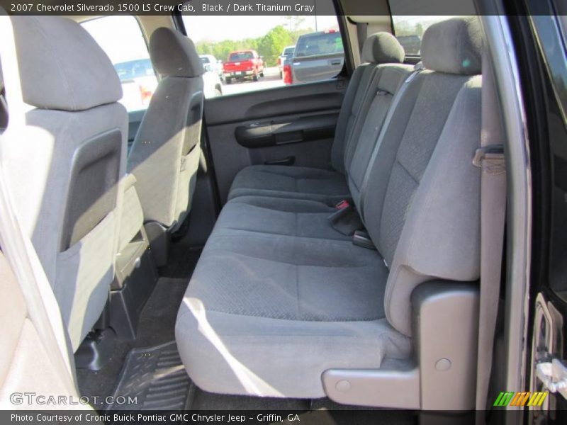 Black / Dark Titanium Gray 2007 Chevrolet Silverado 1500 LS Crew Cab