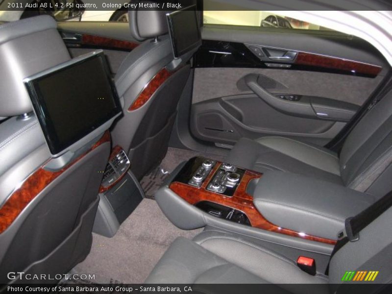 Oolong Grey Metallic / Black 2011 Audi A8 L 4.2 FSI quattro