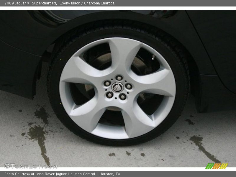 Ebony Black / Charcoal/Charcoal 2009 Jaguar XF Supercharged
