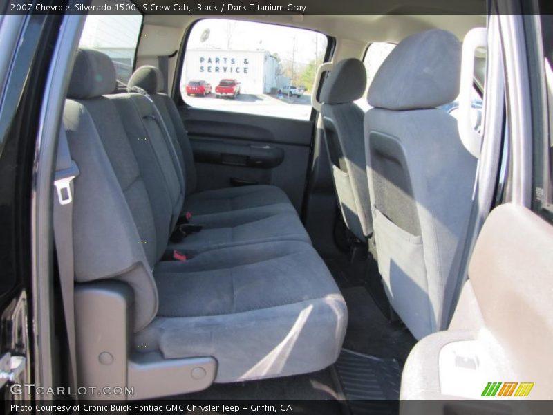 Black / Dark Titanium Gray 2007 Chevrolet Silverado 1500 LS Crew Cab