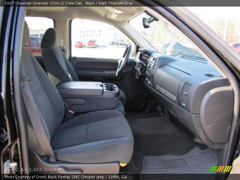 Black / Dark Titanium Gray 2007 Chevrolet Silverado 1500 LS Crew Cab