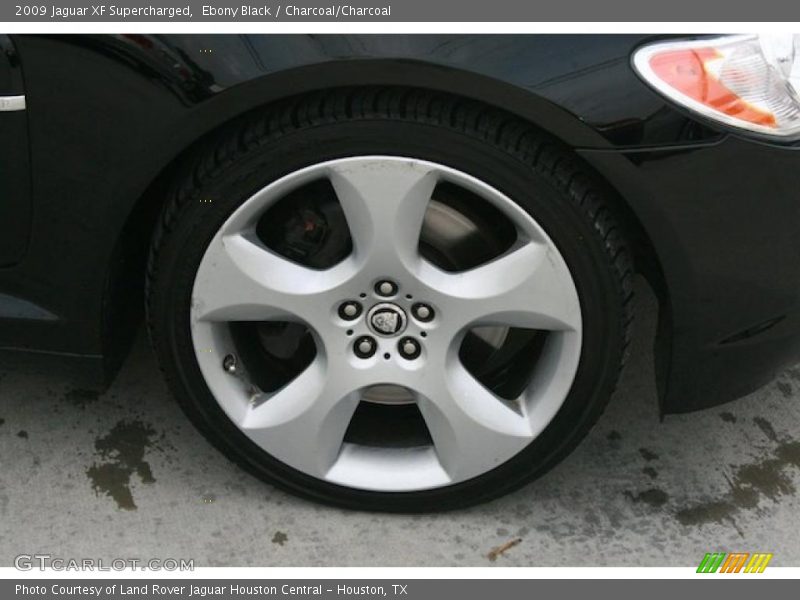 Ebony Black / Charcoal/Charcoal 2009 Jaguar XF Supercharged