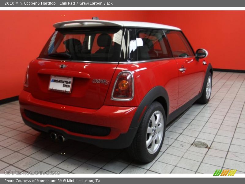 Chili Red / Grey/Carbon Black 2010 Mini Cooper S Hardtop